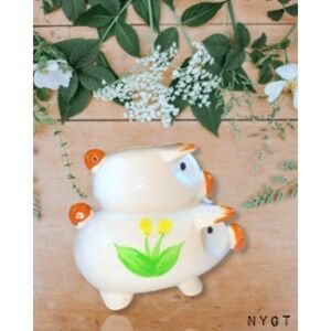 Vintage Floral Piggy bank​​​​​​​​​​​​​